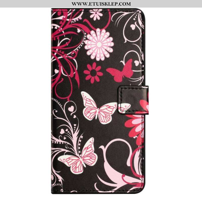 Etui Folio do iPhone 14 Motyle